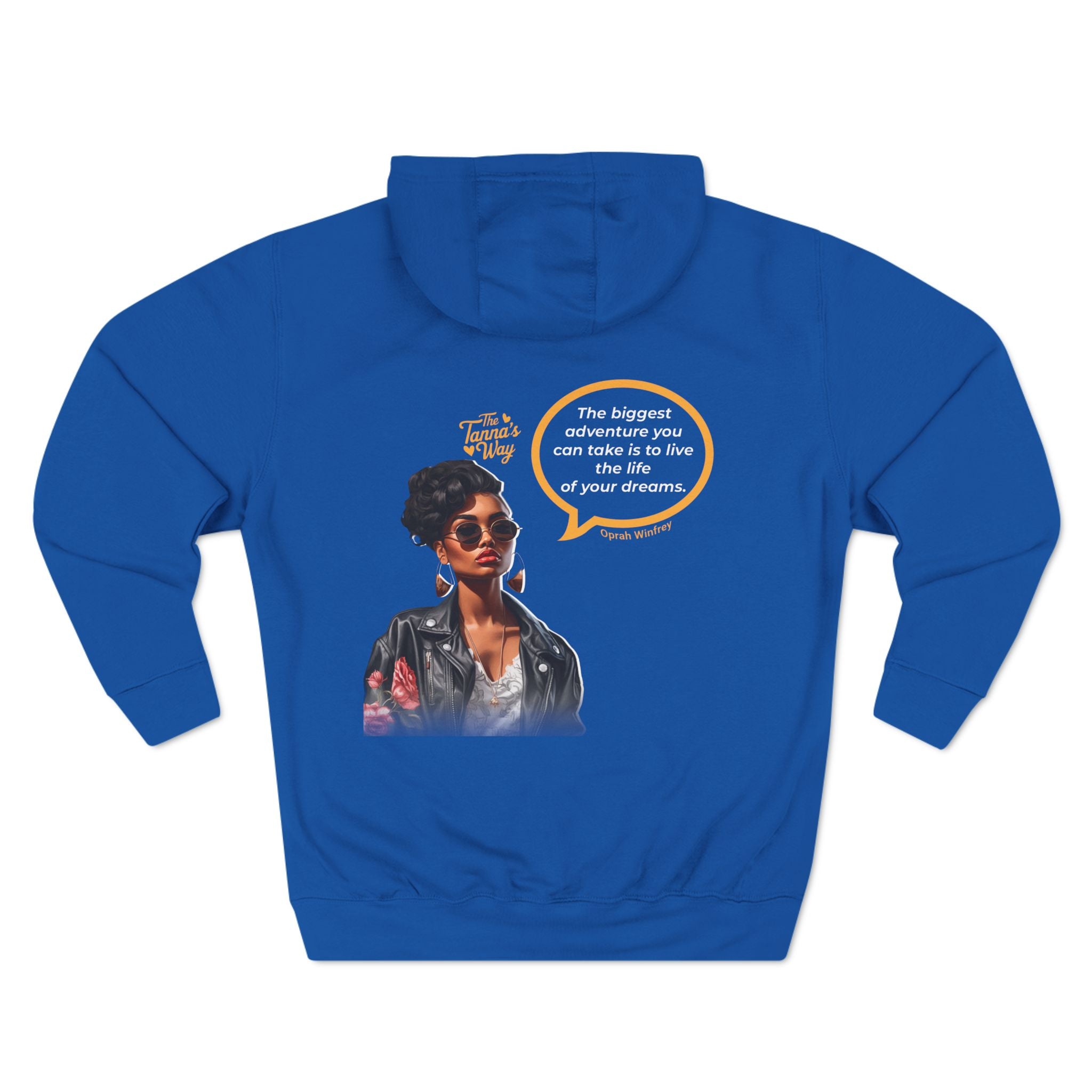 Oprah Winfrey | Three-Panel Fleece Hoodie